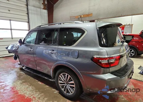 2021 Nissan Armada Sl from USA, damaged, VIN JN8AY2BB4M9794532